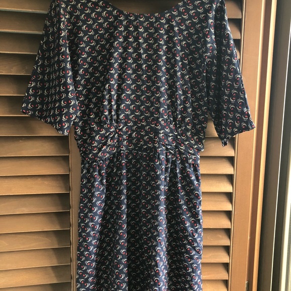 Navy Vintage Dress - Picture 5 of 5